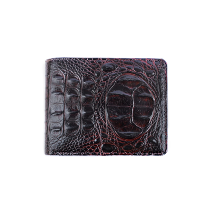 Premium 100% Leather Wallet Cro 1980-Brown